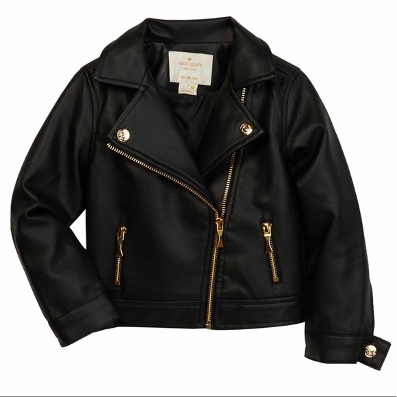 kate spade Other - NWT 6x KATE SPADE Faux Leather Jacket, Black